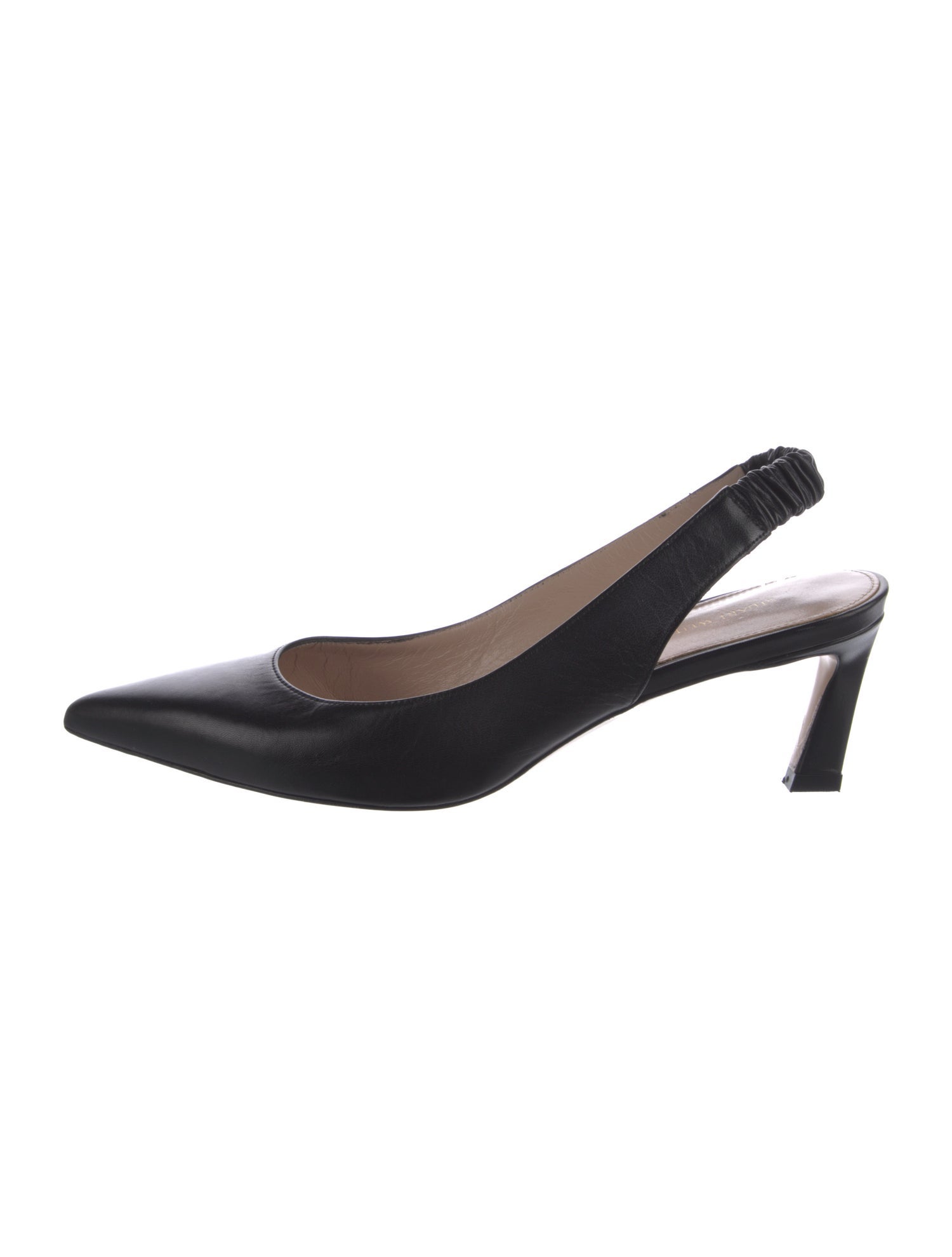 Stuart Weitzman Leather Slingback Pumps