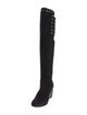 Stuart Weitzman Suede Studded Accents Boots