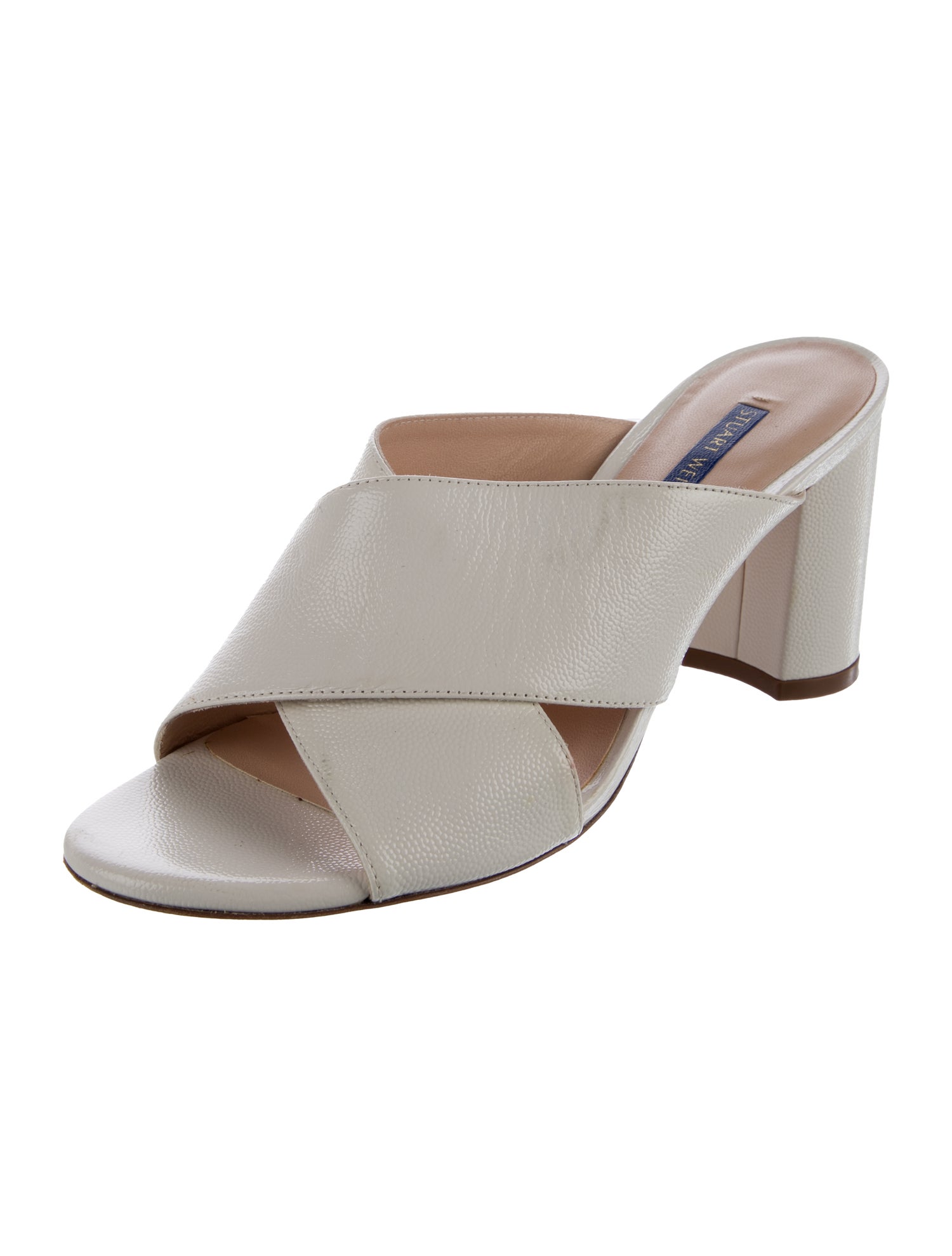 Stuart Weitzman Leather Mules