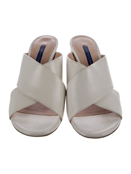 Stuart Weitzman Leather Mules