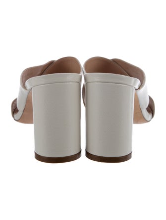 Stuart Weitzman Leather Mules