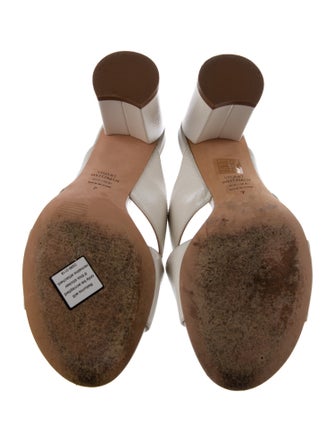 Stuart Weitzman Leather Mules