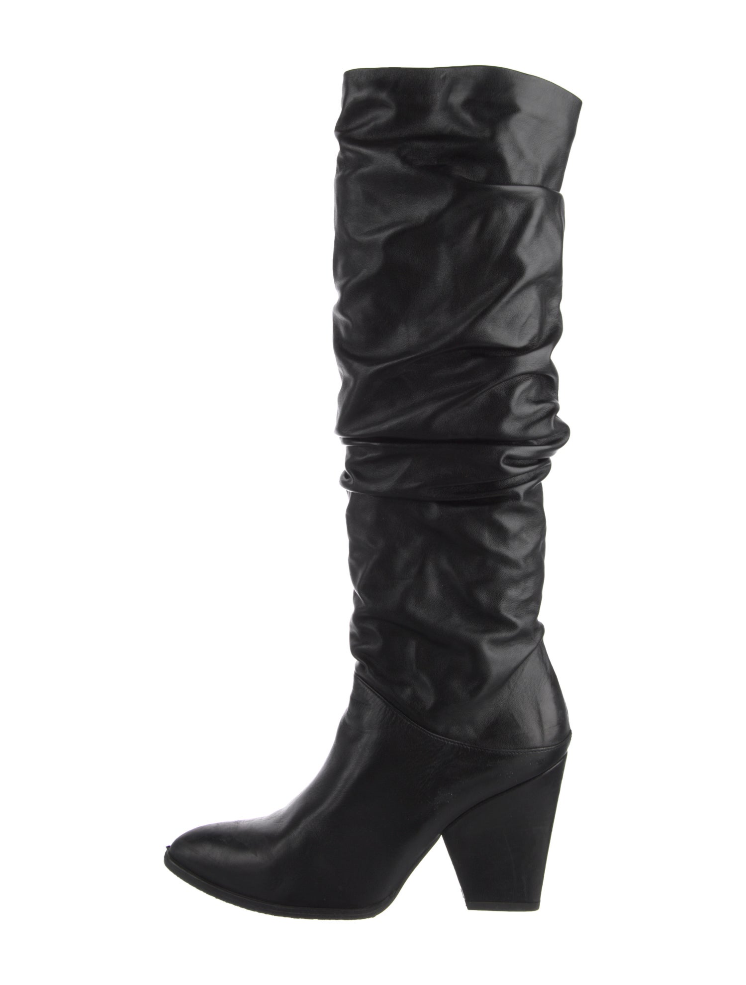 Stuart Weitzman Leather Slouch Boots