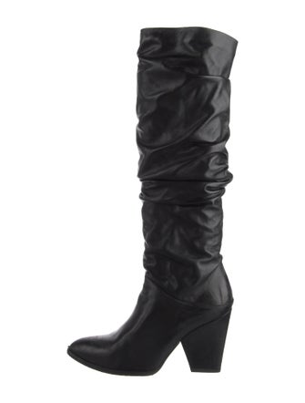 Stuart Weitzman Leather Slouch Boots