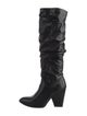 Stuart Weitzman Leather Slouch Boots