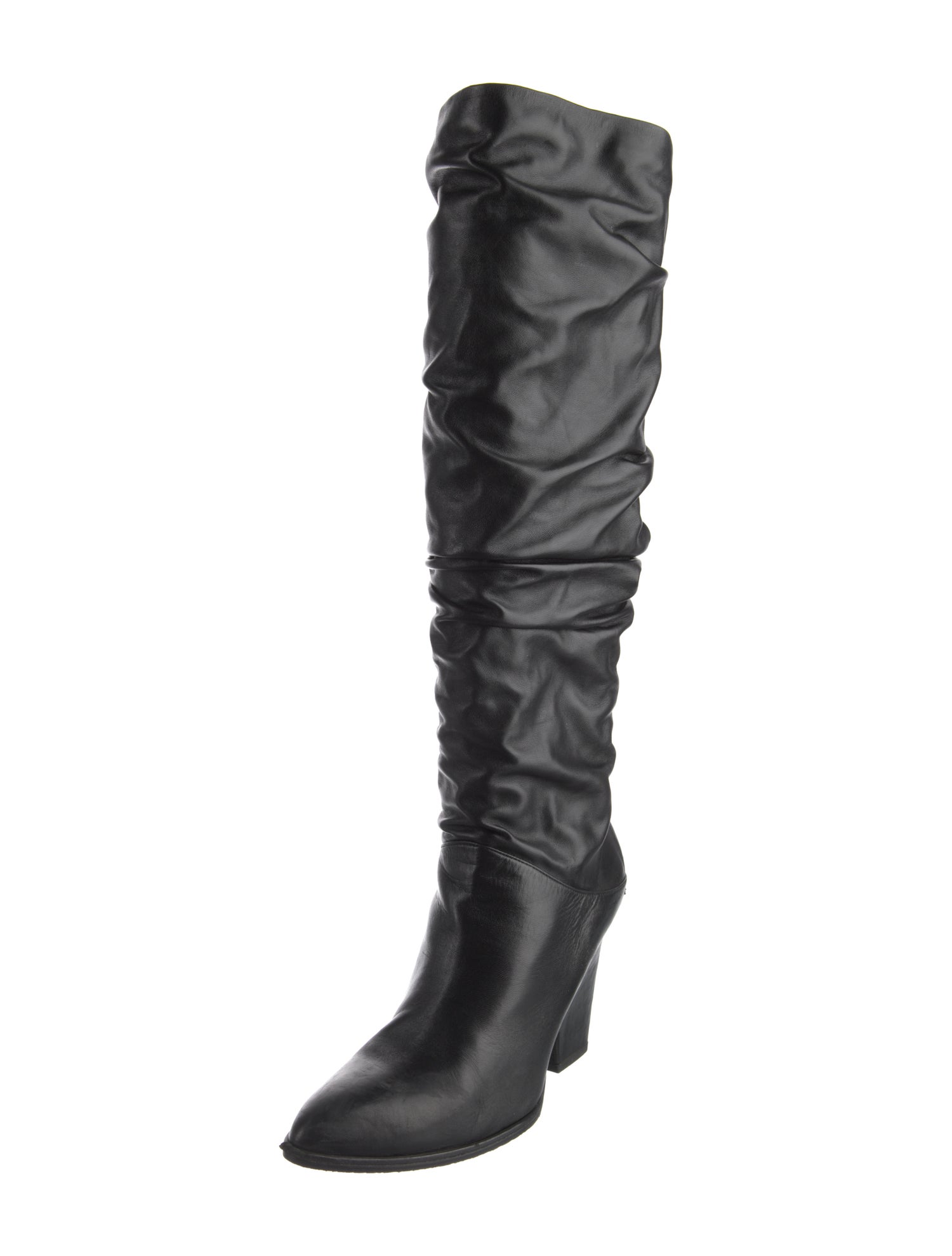 Stuart Weitzman Leather Slouch Boots