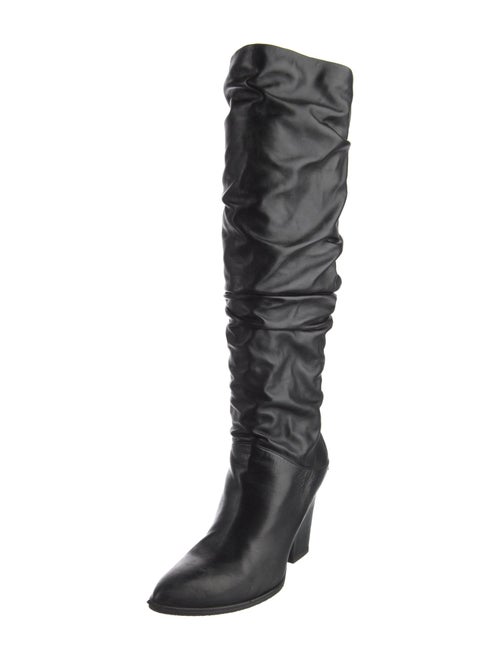 Stuart Weitzman Leather Slouch Boots