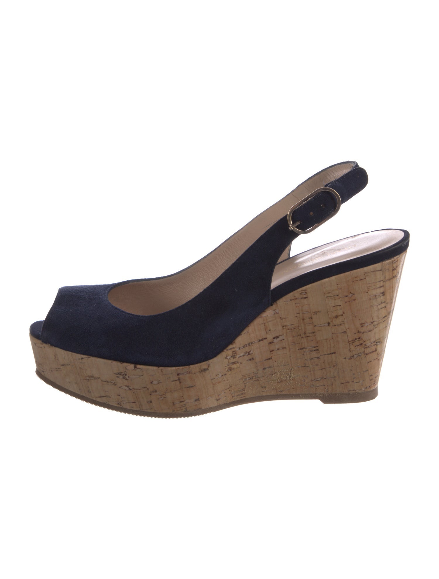 Stuart Weitzman Suede Slingback Pumps