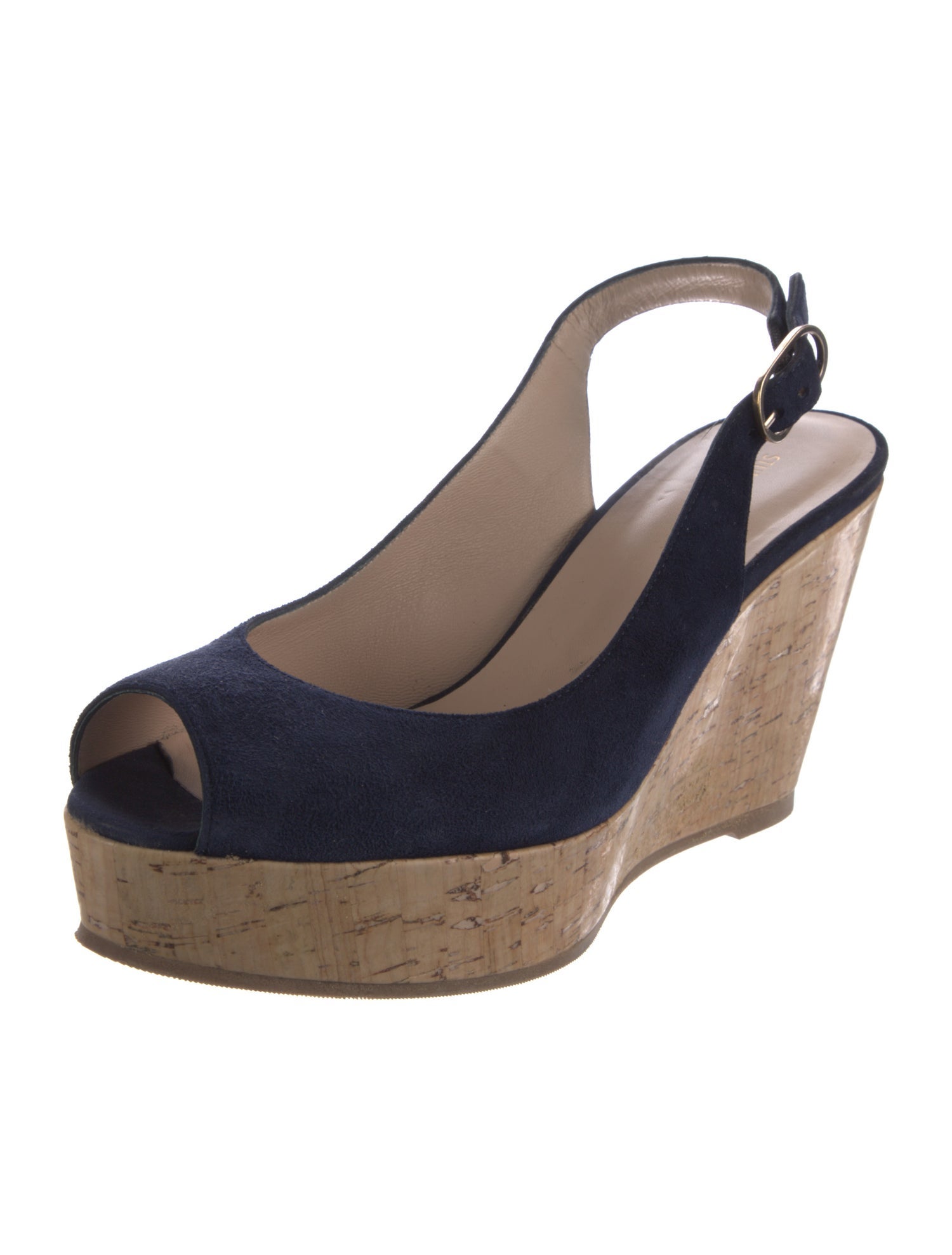 Stuart Weitzman Suede Slingback Pumps