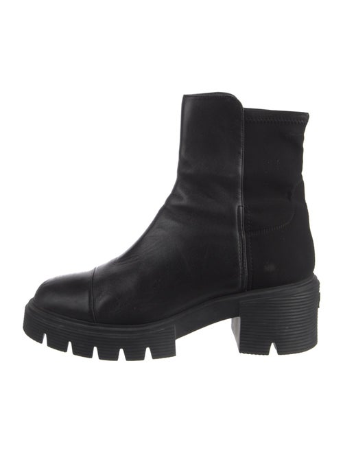 Stuart Weitzman Leather Combat Boots