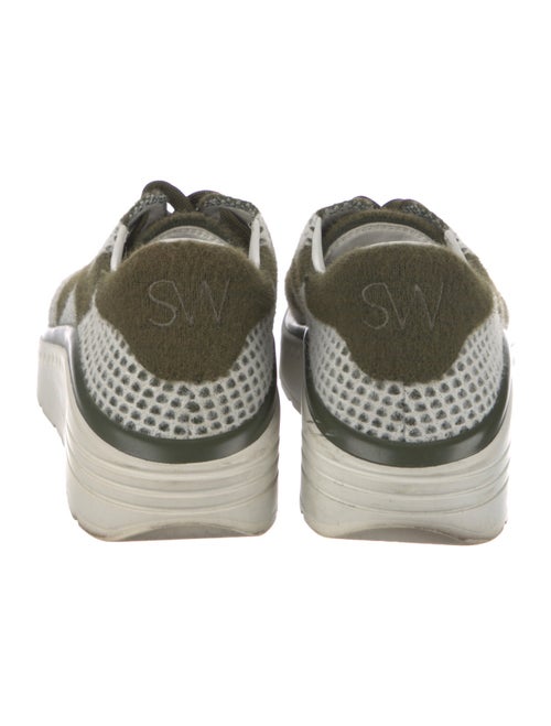 Stuart Weitzman Patterned Embroidered Accent Sneakers