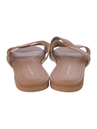 Stuart Weitzman Leather Slides