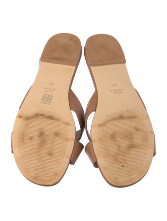 Stuart Weitzman Leather Slides