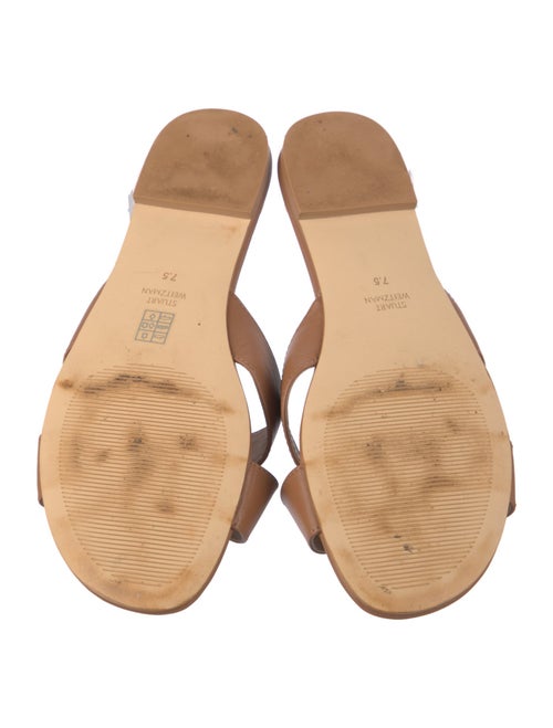 Stuart Weitzman Leather Slides