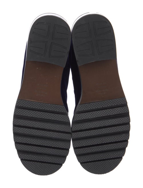 Stuart Weitzman Velvet Combat Boots