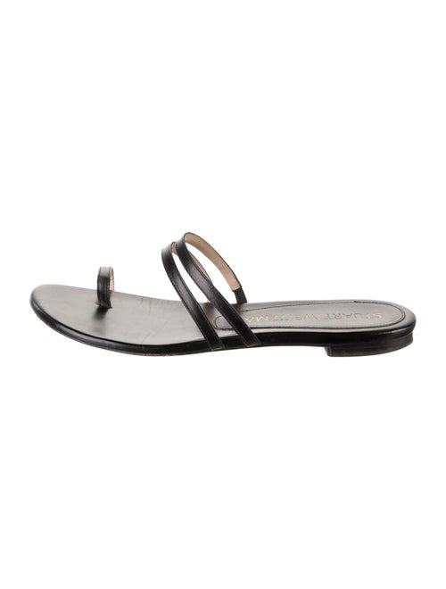 Stuart Weitzman Leather Slides