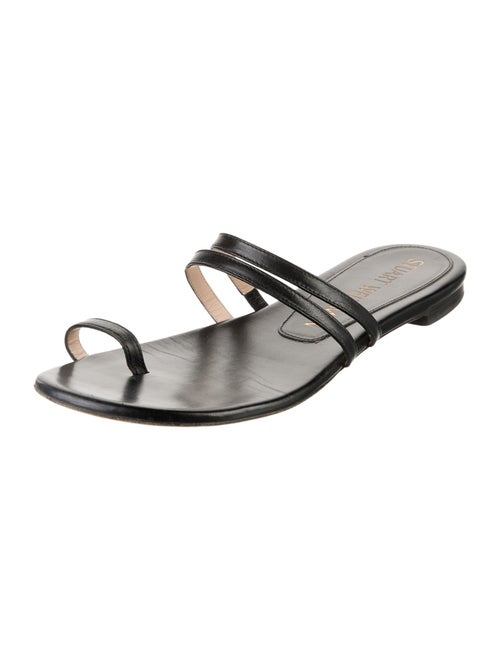 Stuart Weitzman Leather Slides