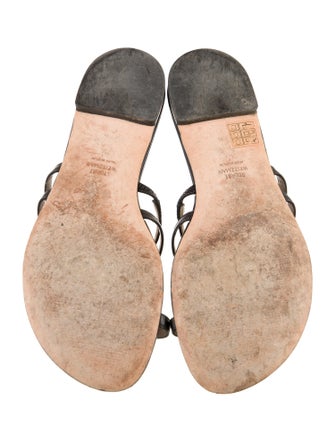 Stuart Weitzman Leather Slides