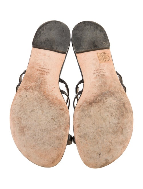 Stuart Weitzman Leather Slides