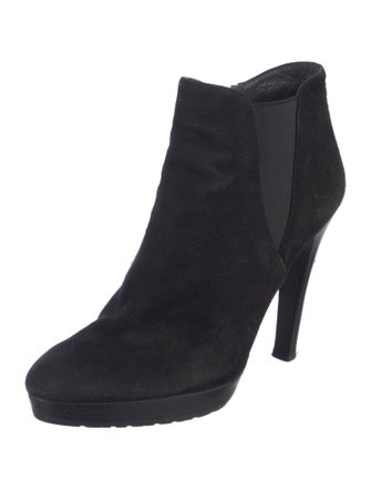 Stuart Weitzman Suede Chelsea Boots