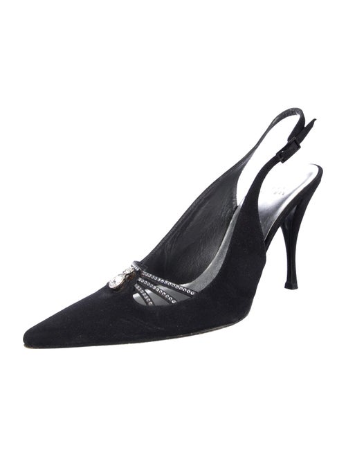 Stuart Weitzman Leather Slingback Pumps