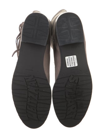 Stuart Weitzman Suede Fringe Trim Accent Boots