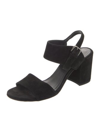 Stuart Weitzman Suede Slingback Sandals