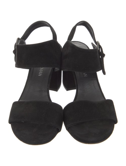 Stuart Weitzman Suede Slingback Sandals