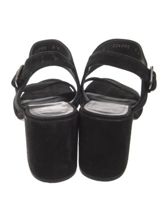 Stuart Weitzman Suede Slingback Sandals