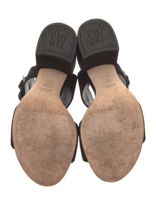 Stuart Weitzman Suede Slingback Sandals