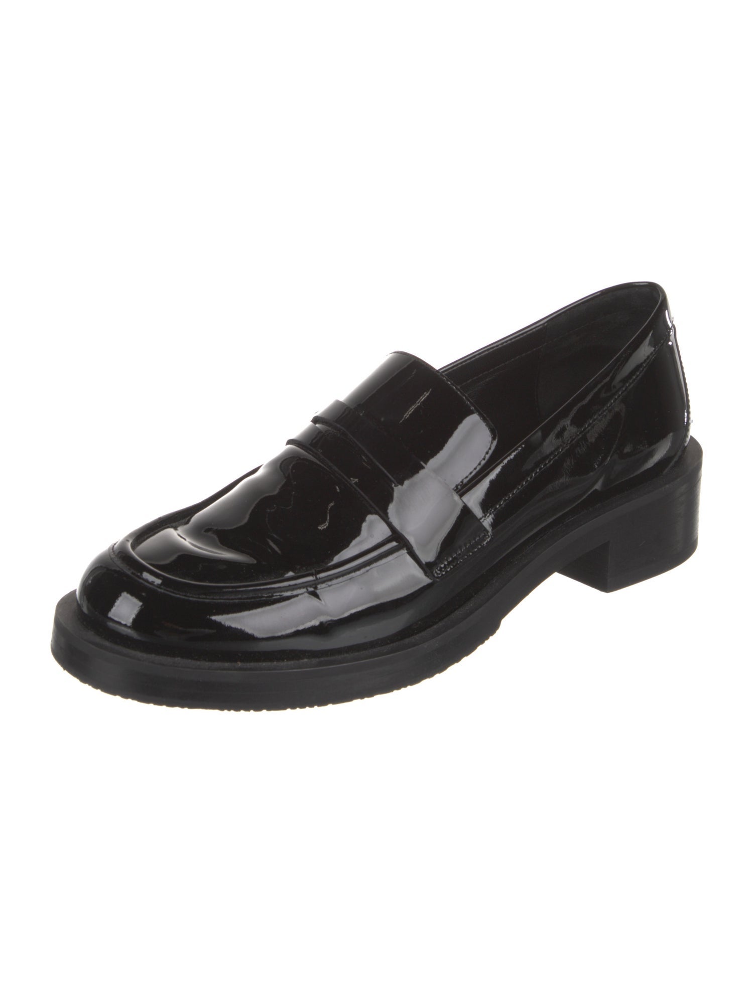Stuart Weitzman Patent Leather Loafers