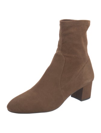 Stuart Weitzman Suede Sock Boots