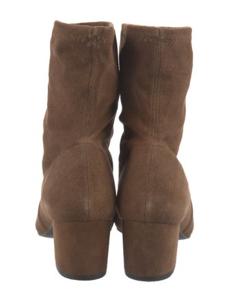 Stuart Weitzman Suede Sock Boots