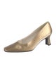 Stuart Weitzman Leather Trim Embellishment Pumps