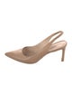 Stuart Weitzman Leather Slingback Pumps