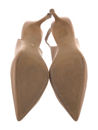 Stuart Weitzman Leather Slingback Pumps