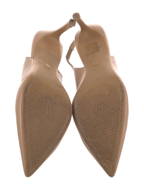 Stuart Weitzman Leather Slingback Pumps