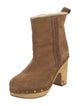 Stuart Weitzman Suede Studded Accents Boots