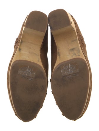 Stuart Weitzman Suede Studded Accents Boots