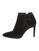 Stuart Weitzman Velvet Bow Accents Boots