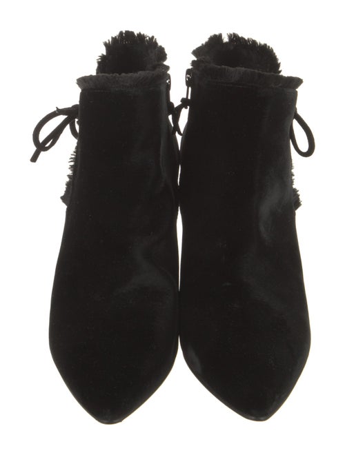 Stuart Weitzman Velvet Bow Accents Boots