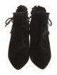 Stuart Weitzman Velvet Bow Accents Boots