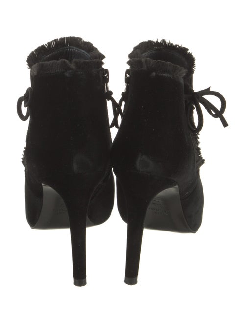Stuart Weitzman Velvet Bow Accents Boots