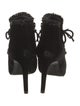 Stuart Weitzman Velvet Bow Accents Boots