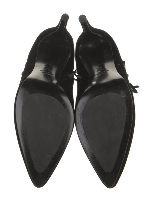 Stuart Weitzman Velvet Bow Accents Boots