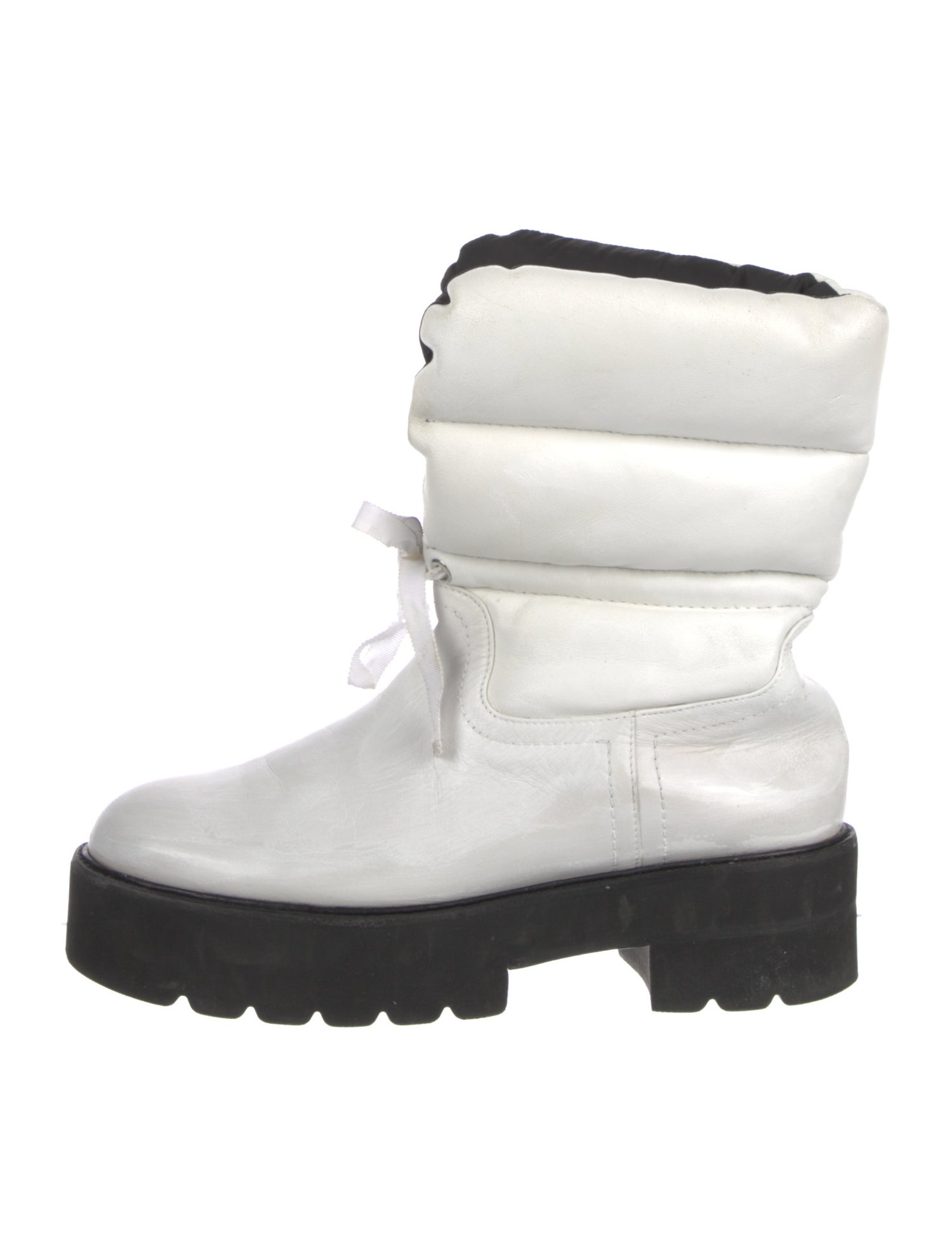 Stuart Weitzman Leather Lace-Up Boots