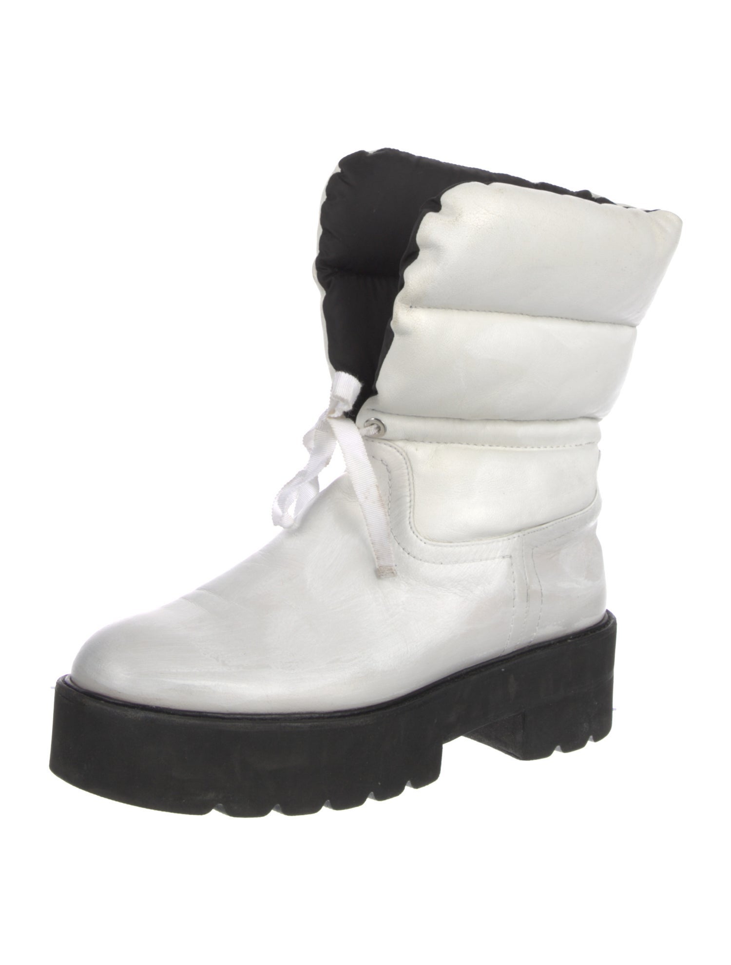 Stuart Weitzman Leather Lace-Up Boots