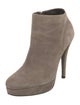 Stuart Weitzman Suede Animal Print Boots