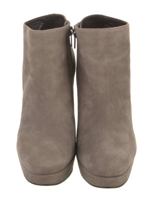 Stuart Weitzman Suede Animal Print Boots