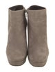 Stuart Weitzman Suede Animal Print Boots